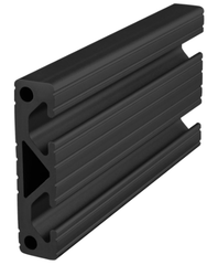 2012-Black-FB Full Black Anodized T-slot Extrusion - Custom Length