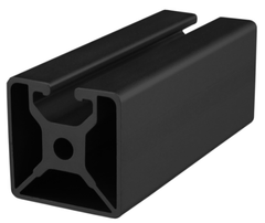 40-4001-Black-FB Black Anodized T-slot Extrusion - Custom Length