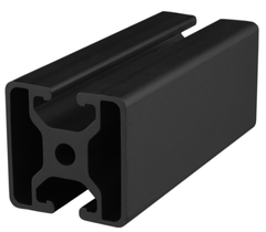 40-4004-Black-FB Black Anodized T-slot Extrusion - Custom Length
