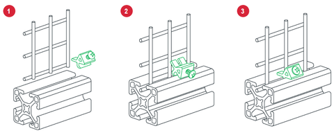 2442 Roll-In Mesh Panel Retainer